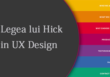 Legea lui Hick in UX Design