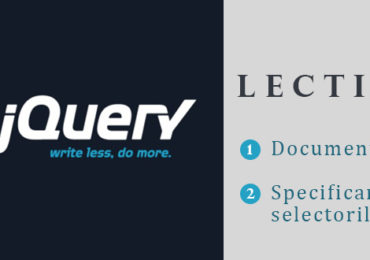 Curs jQuery – Lectia 3 – Instructiunea document ready si specificarea selectorilor