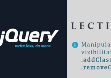 Curs jQuery – lectia 6 – Manipularea vizibilitatii cu  .addClass si .removeClass