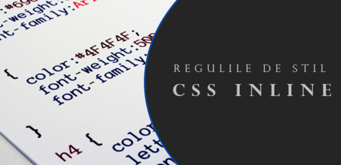 Scrierea regulilor de stil CSS inline