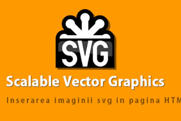 Inserarea unei imagini SVG intr-un document HTML