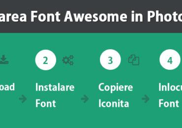 Utilizarea Font Awesome in programele grafice Adobe Photoshop & Illustrator