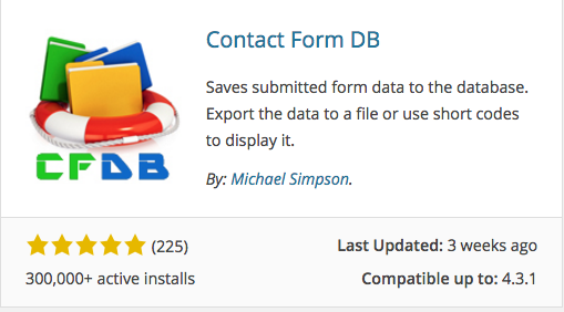 Contact-Form -DB-Plugin