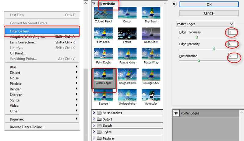 3.Filter-gallery-Photoshop