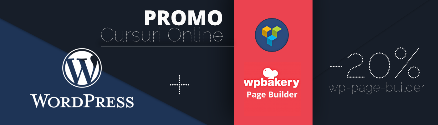 Promo curs online WordPress