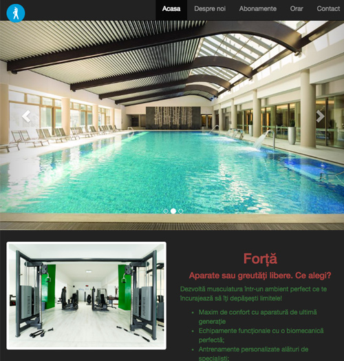 Realizare site web responsive