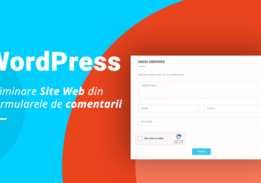 Eliminarea campului site web din formularele de comentarii in WordPress