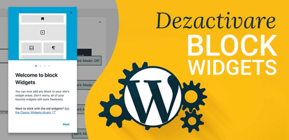 Cum se dezactivează editorul de blocuri pentru widgeturi în WordPress?
